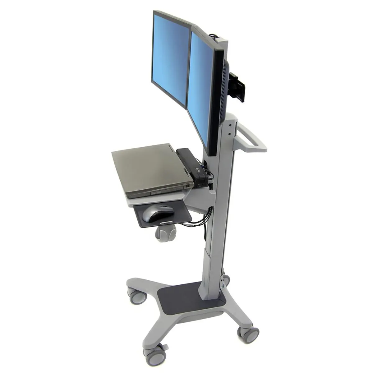 Ergotron 24-194-055 Neo-Flex Dual WideView WorkSpace 22" 20,9 kg 75 x 75-100 x 100 mm magasságigazítás szürke #1