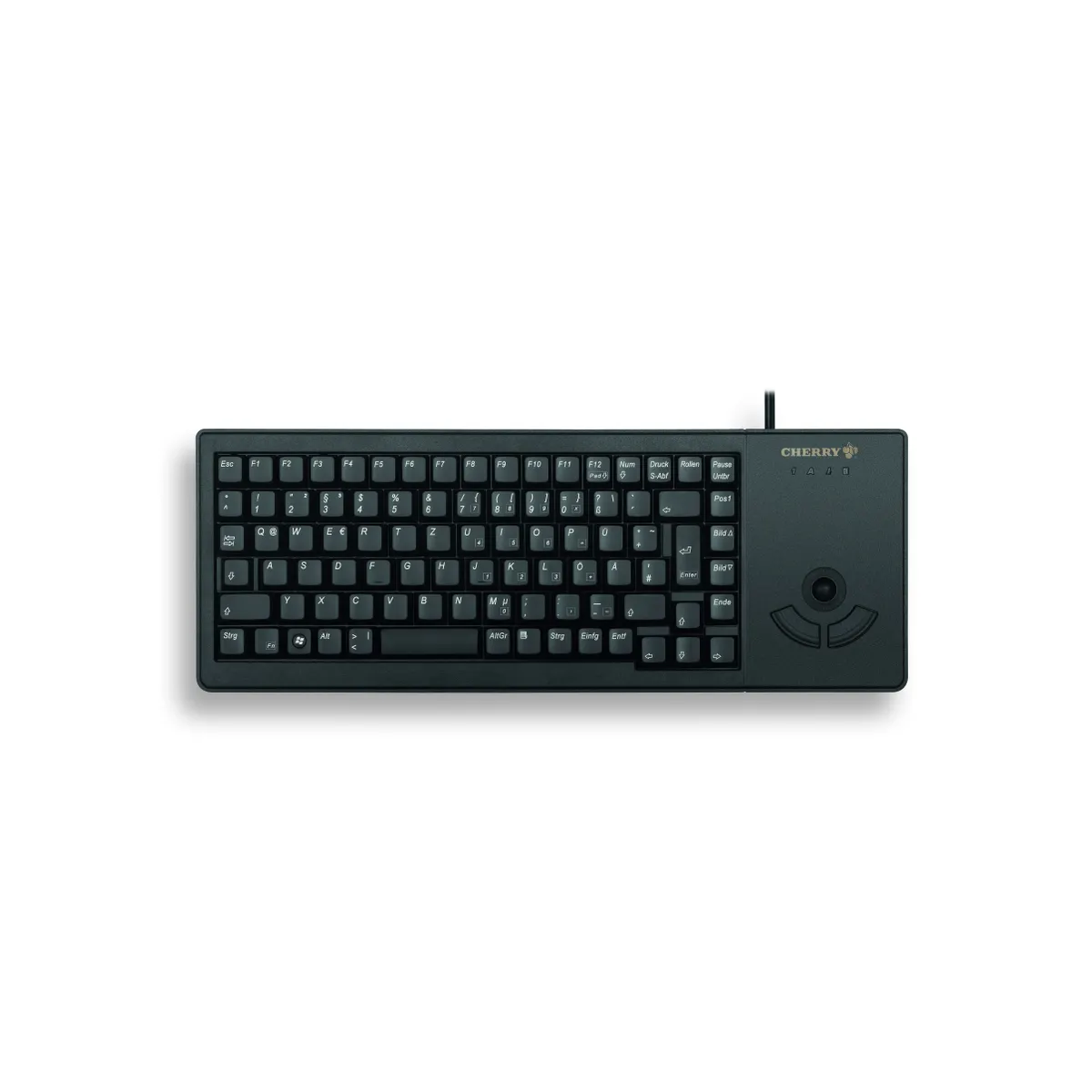 Cherry G84-5400LUMPN-2 G84-5400 XS Trackball 89 billentyű 2,5 m USB fekete QWERTY #1