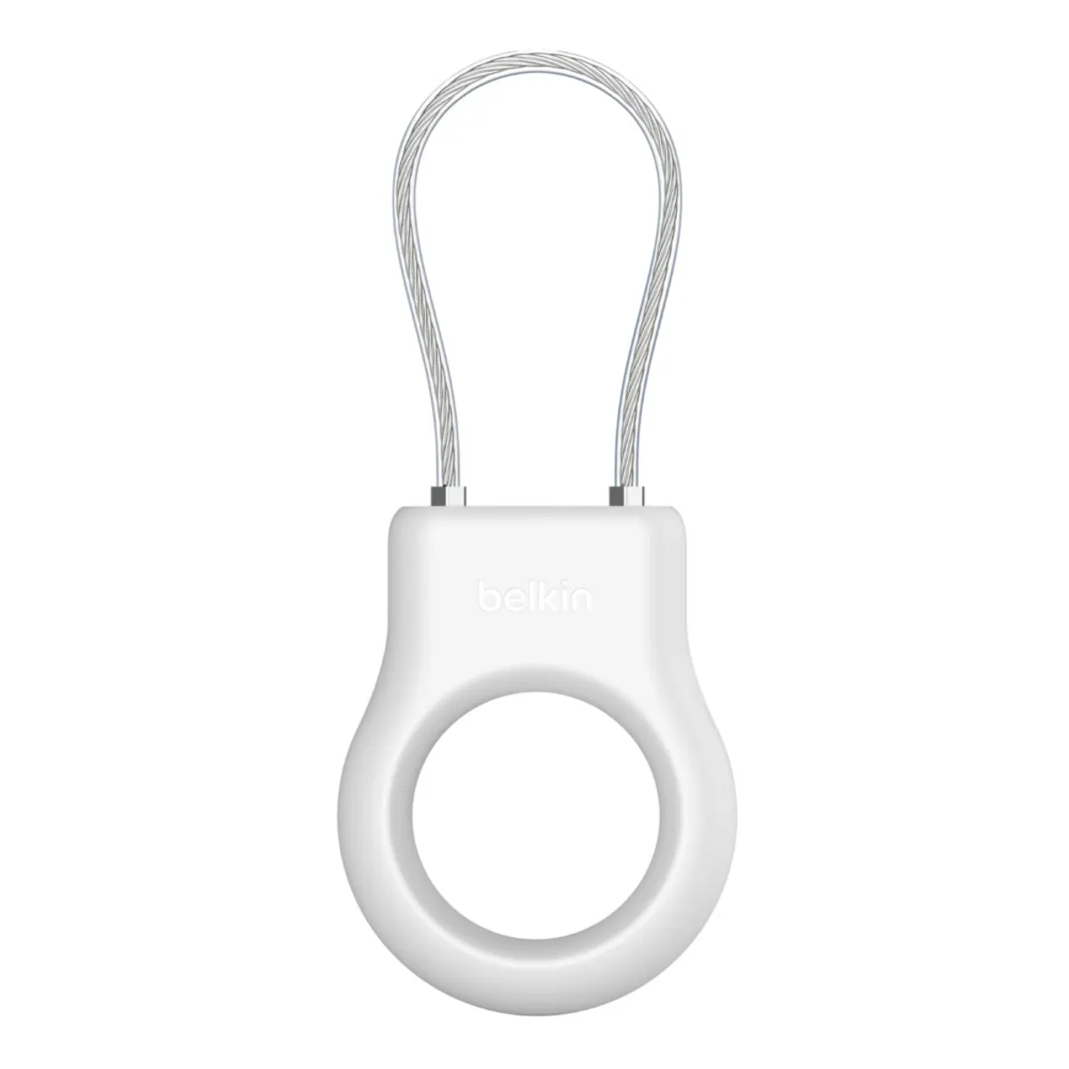 Belkin MSC009BTWH AirTag tartó drótos hurokkal fehér karcolásálló #1
