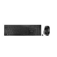Cherry JD-9500PN-2 DW 9500 SLIM 111 billentyű RF és Bluetooth ollós qwerty 1,2 m fekete-szürke egérrel