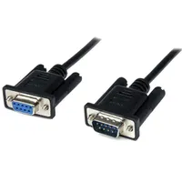 Startech.com SCNM9FM2MBK null modem kábel 2 m fekete DB-9 F-M