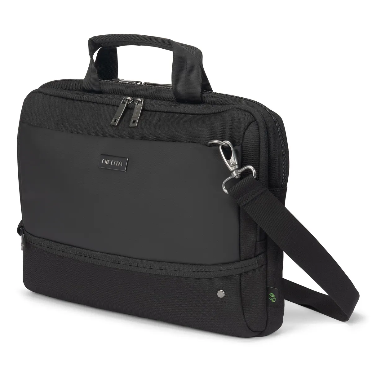 Dicota D32172-RPET Slim Case Five 12-14 14" aktatáska vállpánt monokróm #1