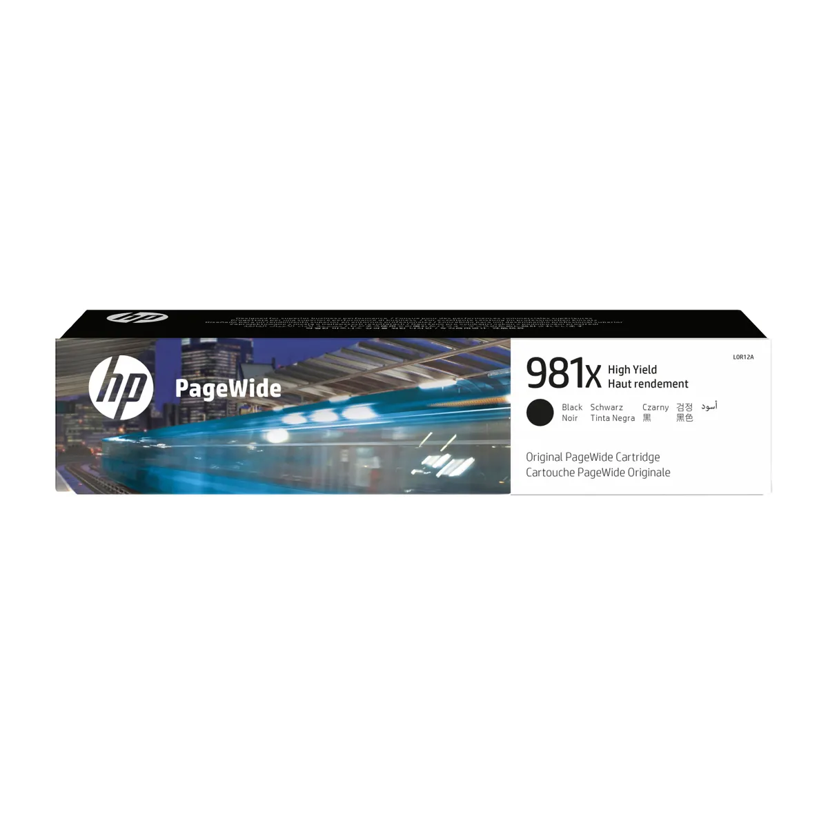 HP Inc. L0R12A 981X fekete pigment tintapatron PageWide XL 194 ml 11000 oldal #1