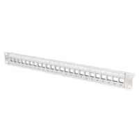 Assmann DN-91410-LF moduláris patch panel 1U 19IN szürke rackre szerelhető