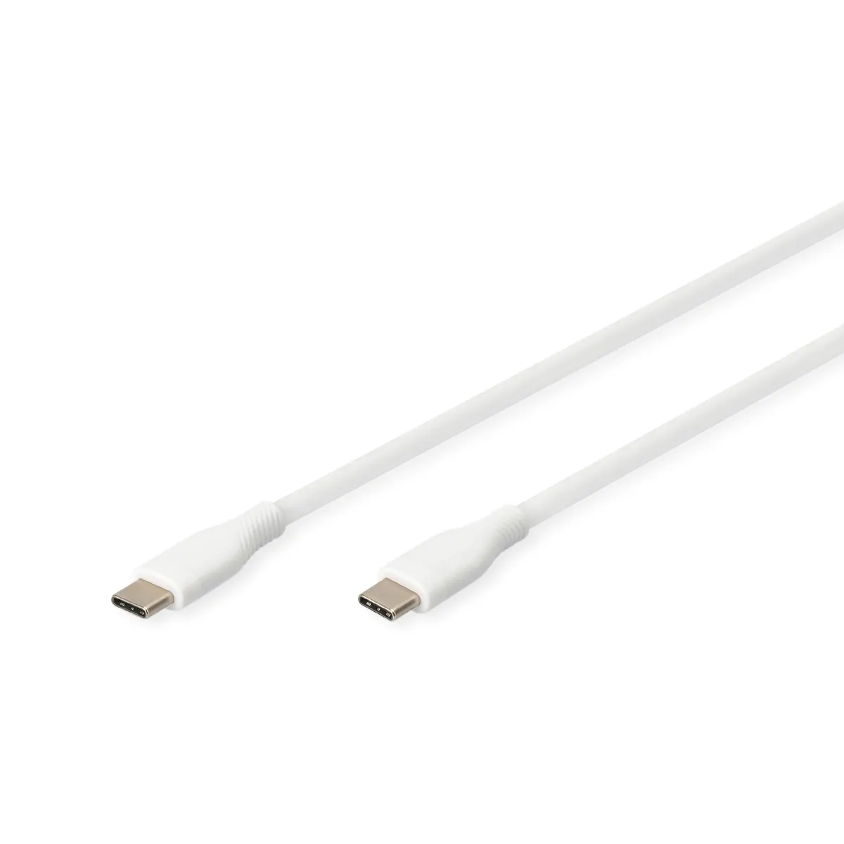 Assmann AK-300341-010-W USB-C-USB-C 1m fehér szilikon 60W PD #1