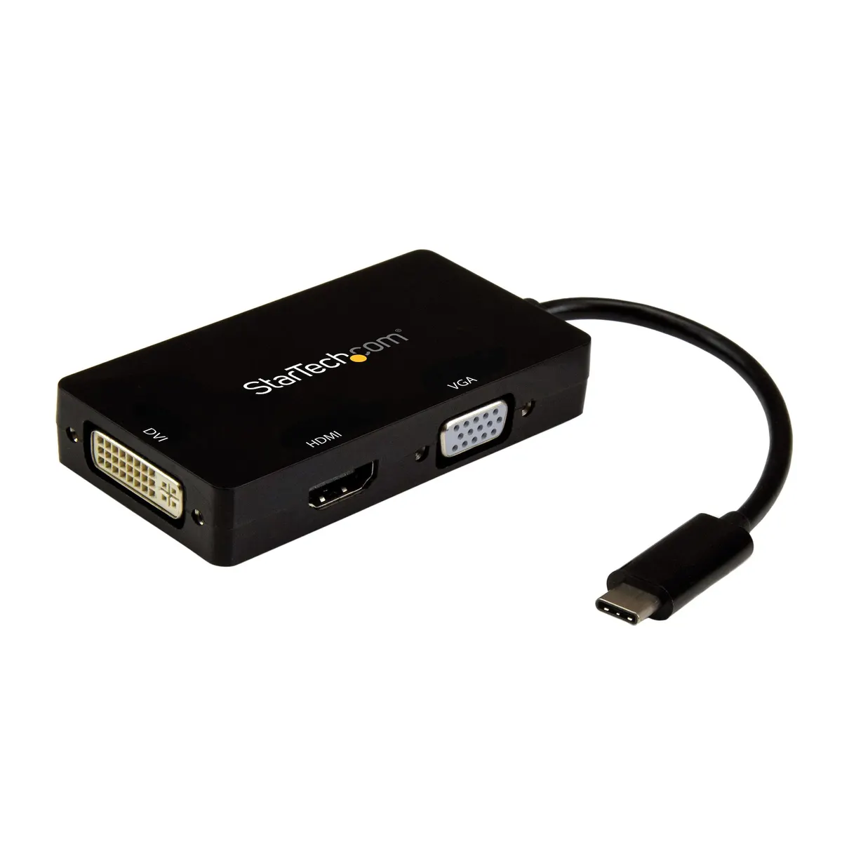 Startech.com CDPVGDVHDBP usb-c adapter többport hdmi vga dvi-d fekete #1