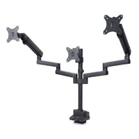 Startech.com 3MP2AG-MONITOR-ARM hárommonitoros asztali monitorkar 27" állítható magasság -90..90 billentés VESA 75x75-100x100 fekete #1