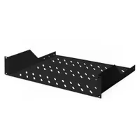 Assmann DN-19 TRAY-2-SW tálca 2U fekete