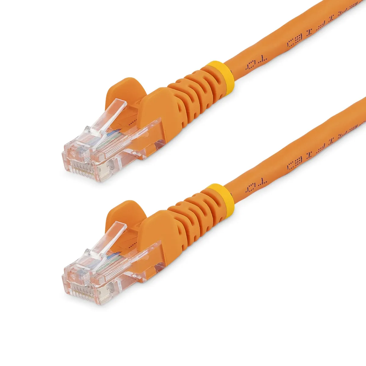 Startech.com 45PAT3MOR patch kábel 3m Cat5e UTP RJ-45 arany érintkezők narancssárga #1