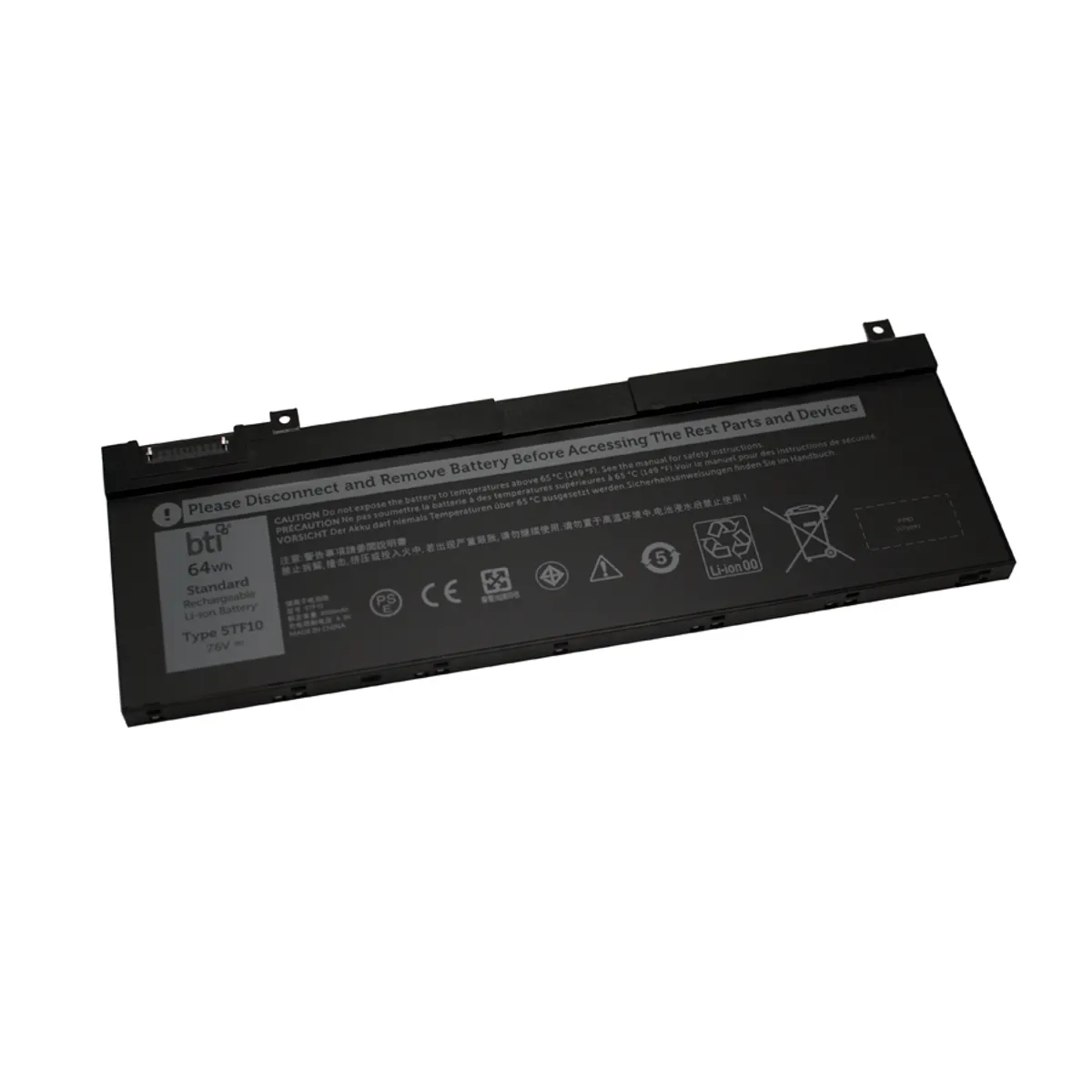 Origin Storage 5TF10-BTI BTI 5TF10 akkumulátor 7,6 V 64 Wh 8000 mAh Li-ion fekete #1