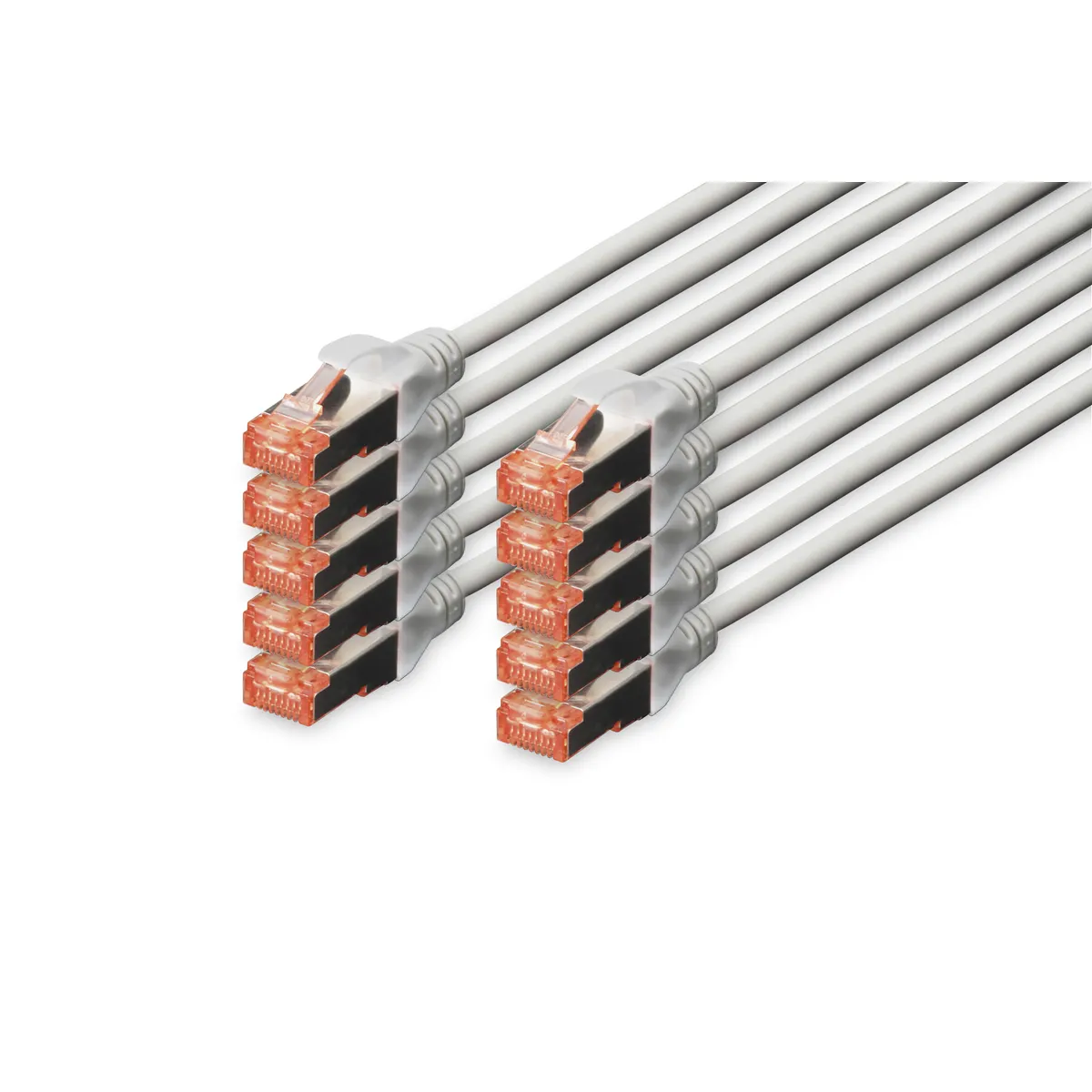 Assmann DK-1644-010-10 Cat6 S-FTP patch kábel Cu LSZH AWG 27-7 1 m szürke RJ-45 #1