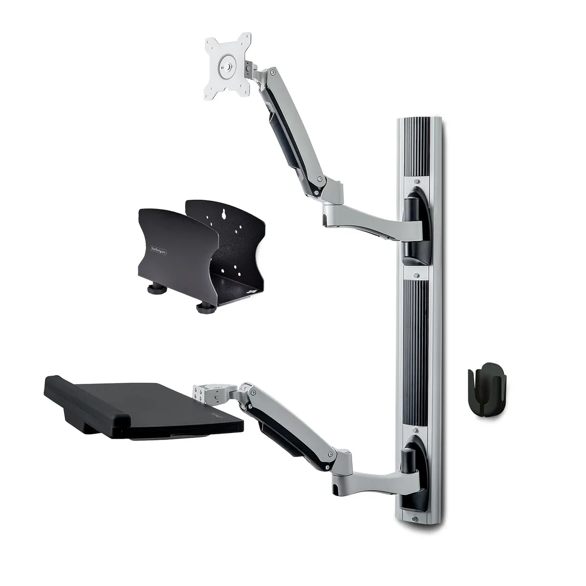 Startech.com 2PASTSC-WALL-MOUNT falra szerelhető monitor tartó 32" 10 kg forgás 360° tilt -20°–90° #1
