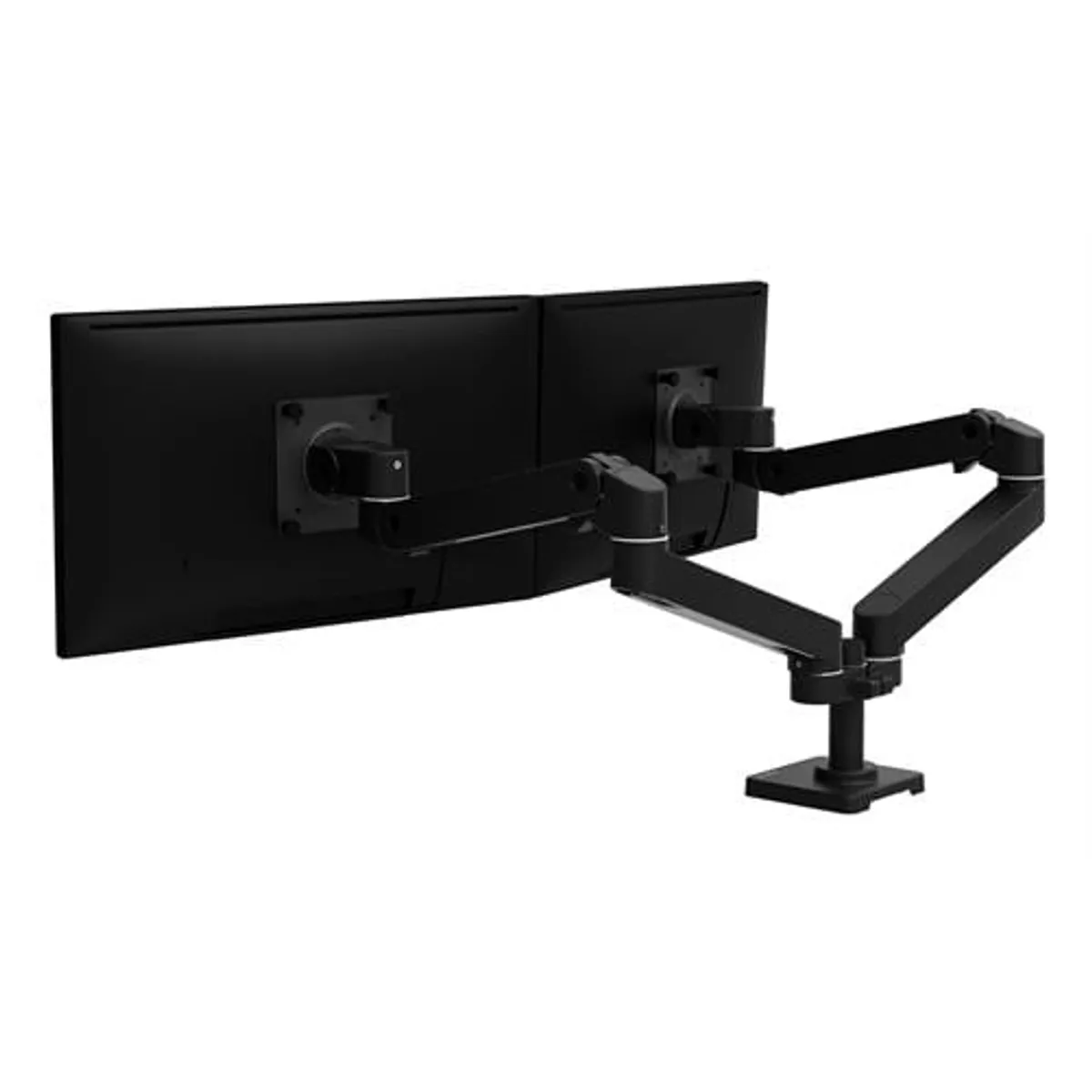 Ergotron 45-686-292 LX Pro kettős monitortartó 20 kg 27" 75x75-100x100 tilt -70-15 fekete #1