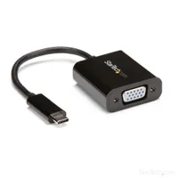 Startech.com CDP2VGA USB-C VGA adapter 3.2 Gen 1, USB-C csatlakozó, fekete