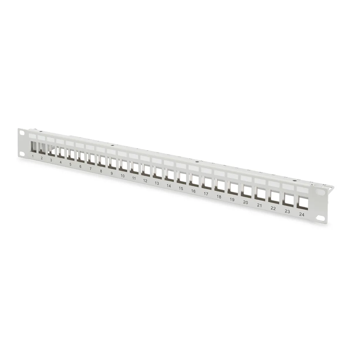 Assmann DN-91410 patch panel 24-portos árnyékolt rack-szerelésű 1U szürke #1