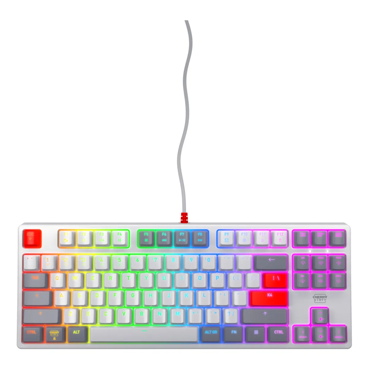 Cherry CX-K4V2-RGB-TKL-RETR k4v2 tkl rgb retr usb wired mx red #1