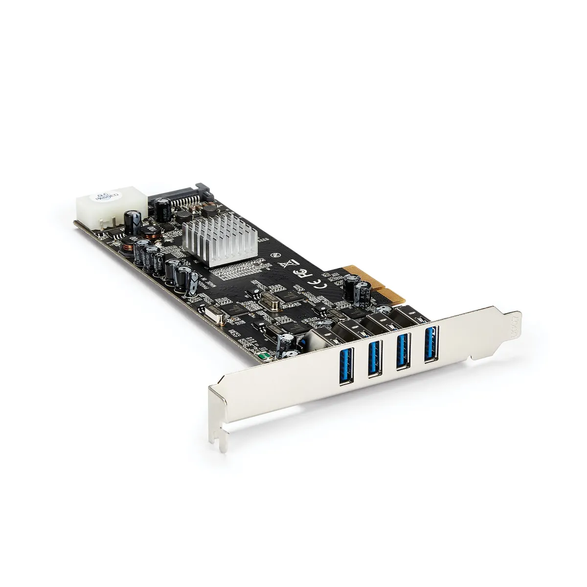 StarTech.com PEXUSB3S44V 4-port USB 3.0 PCIe bővítő kártya Renesas NEC µPD720202 formátum: teljes magasságú/alacsony profilú #1