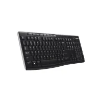 Logitech 920-003746 K270 vezeték nélküli billentyűzet rf, teljes méret, egyenes, qwerty, fekete, irodai
