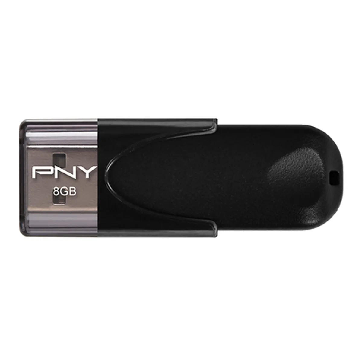 PNY FD8GBATT4-EF Attaché 4 8GB USB 2.0 Type-A olvasási 25 MBps írási 8 MBps kupakos fekete #1