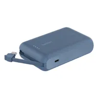 Belkin BPB021HQBL BoostCharge Power Bank 10000 mAh 2x USB-C kék beépített kábel
