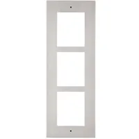 2N 9155013 IP Verso keret falba beépítéshez 3 modul ezüst