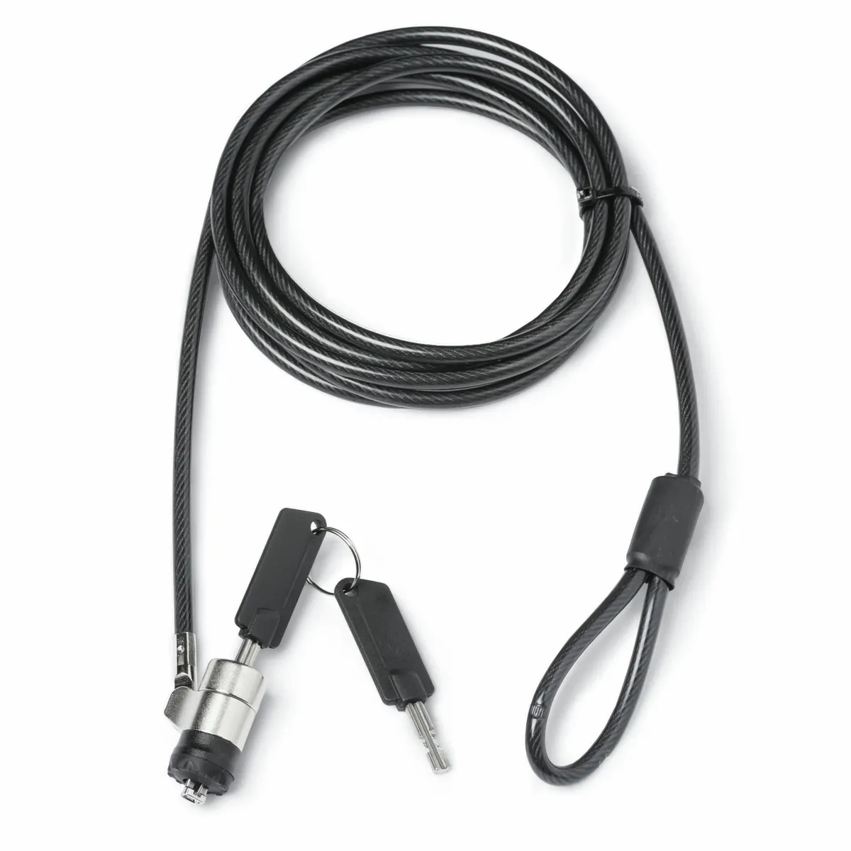 Dicota D30867 noteszgép biztonsági zár Pro key single fekete acél 2 m 5,2 mm laposkulcs #1