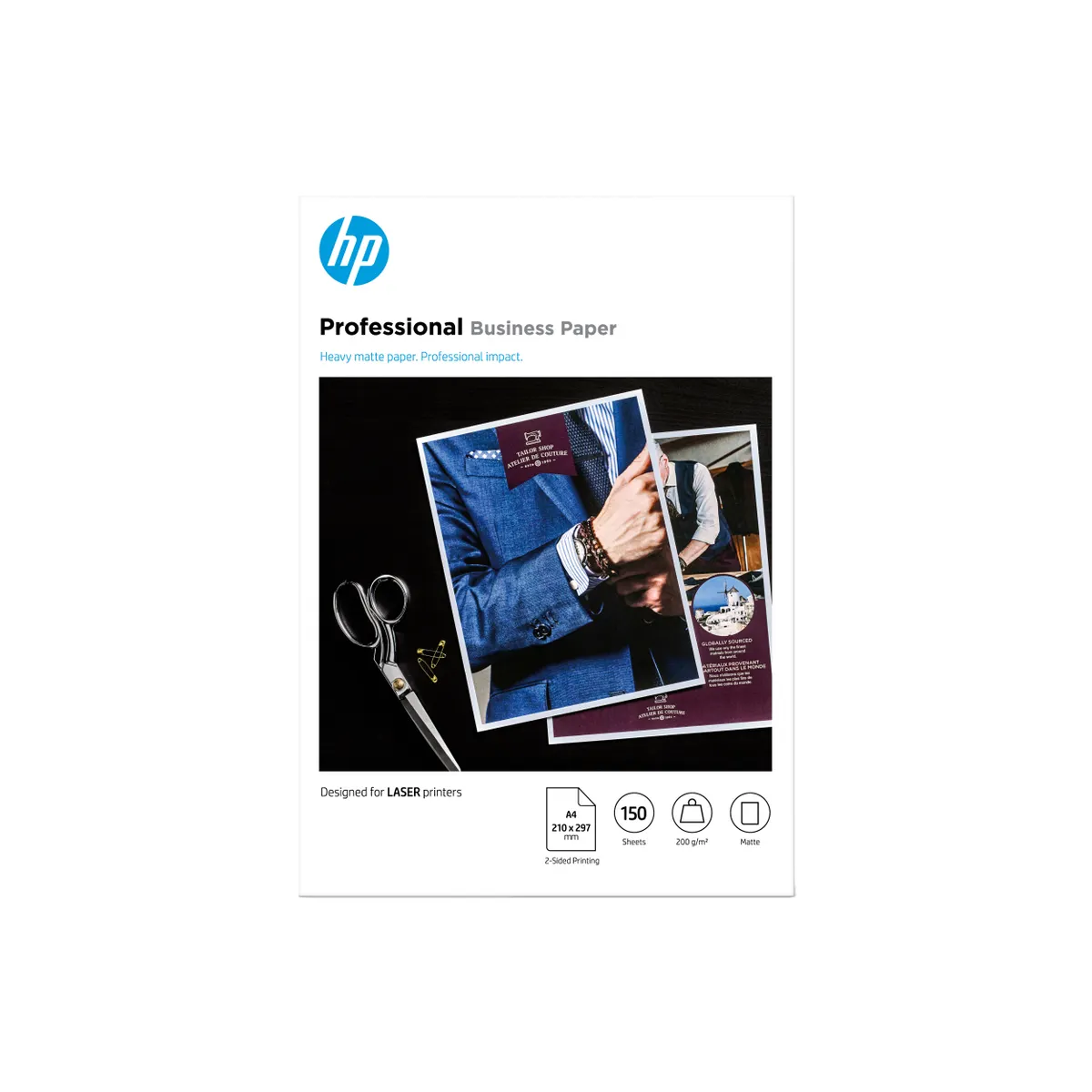 HP Inc. 7MV80A professzionális matt lézernyomtató-papír A4 200 g m2 150 lap FSC #1