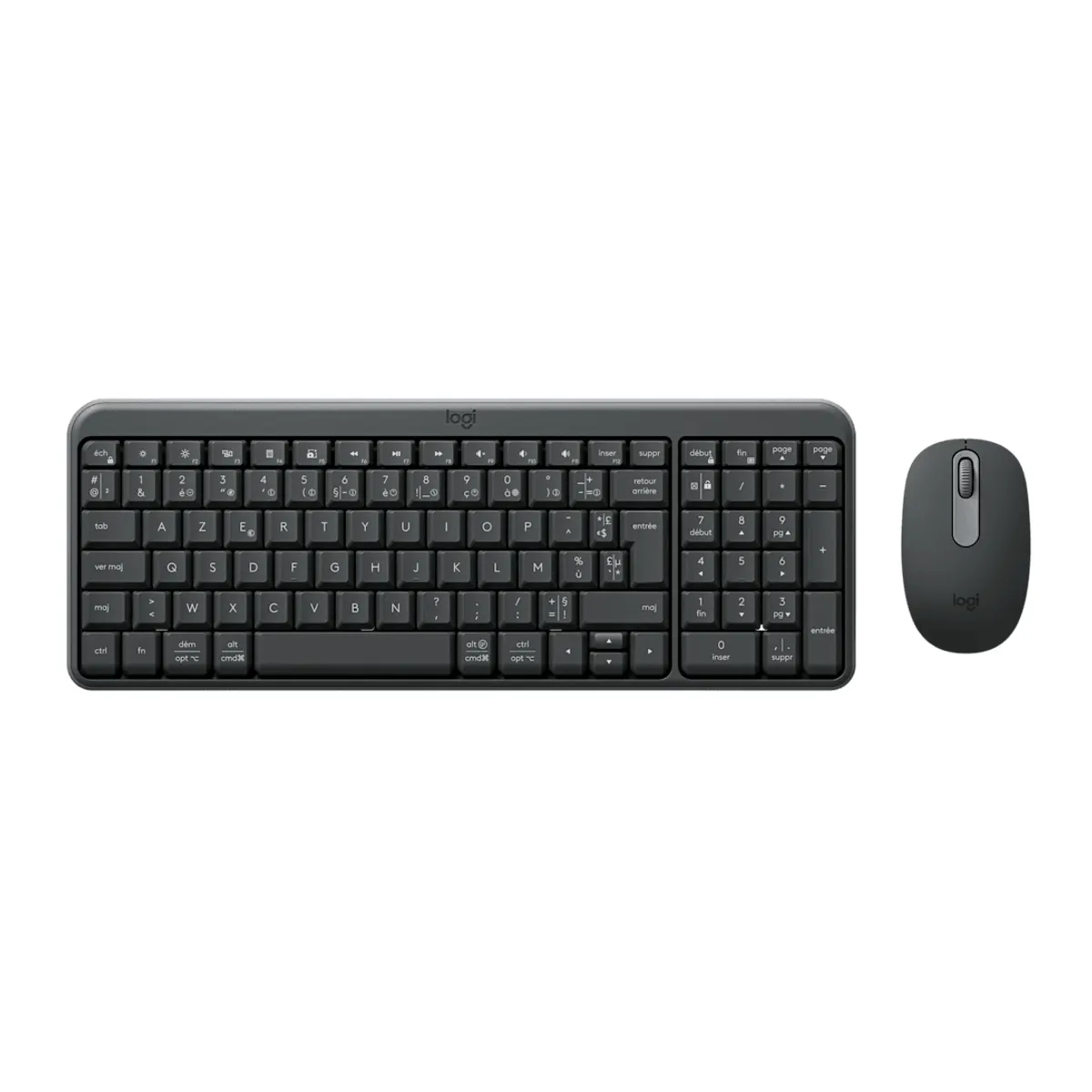 Logitech 920-013549 MK250 grafit azerty bluetooth rf egérrel #1