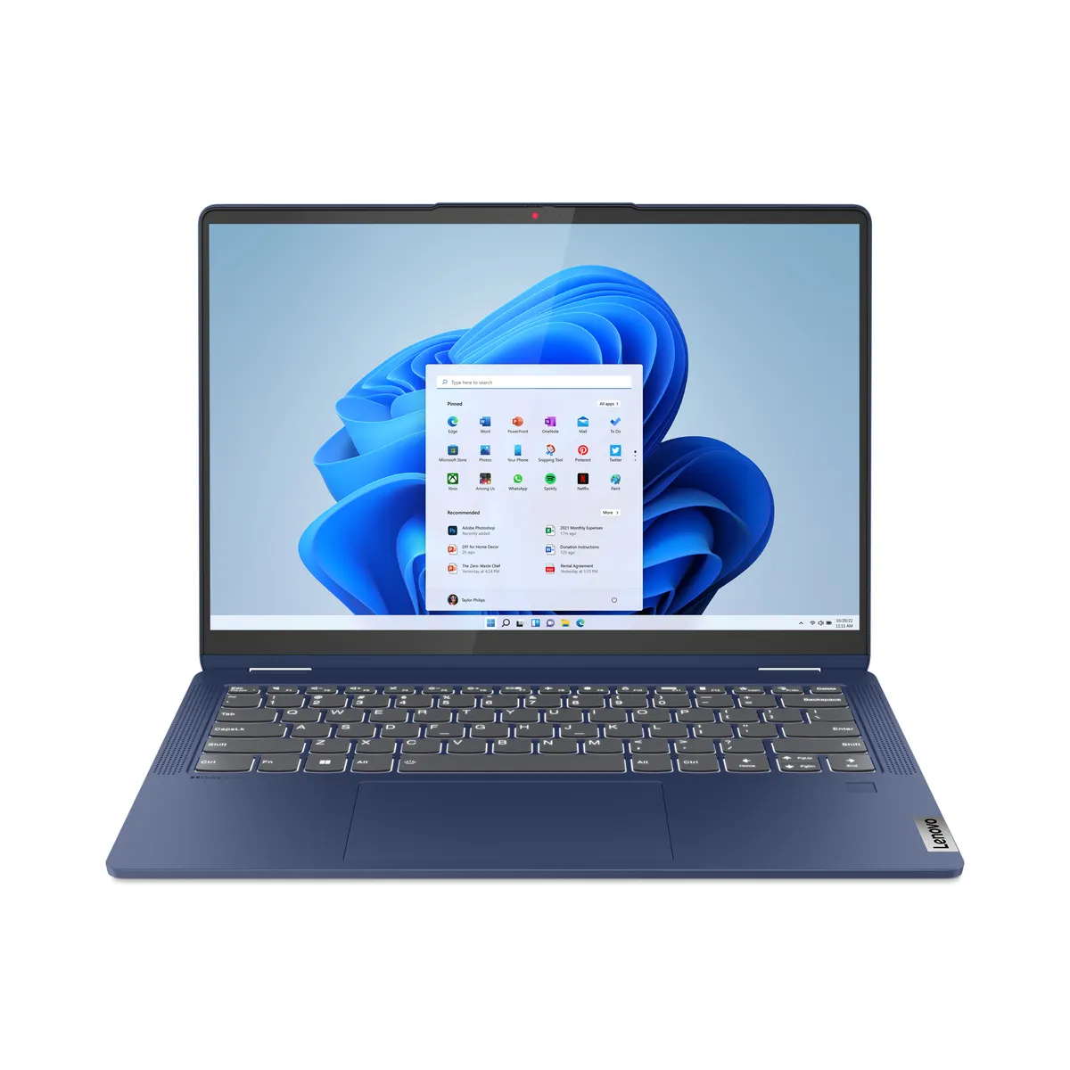 Lenovo 82XX00KJHV IdeaPad Flex 5 14ABR8 kék AMD Ryzen 7 5825U, 16GB LPDDR4x-4266, 512GB SSD, 14" WUXGA érintőképernyős, Windows 11 Home #1