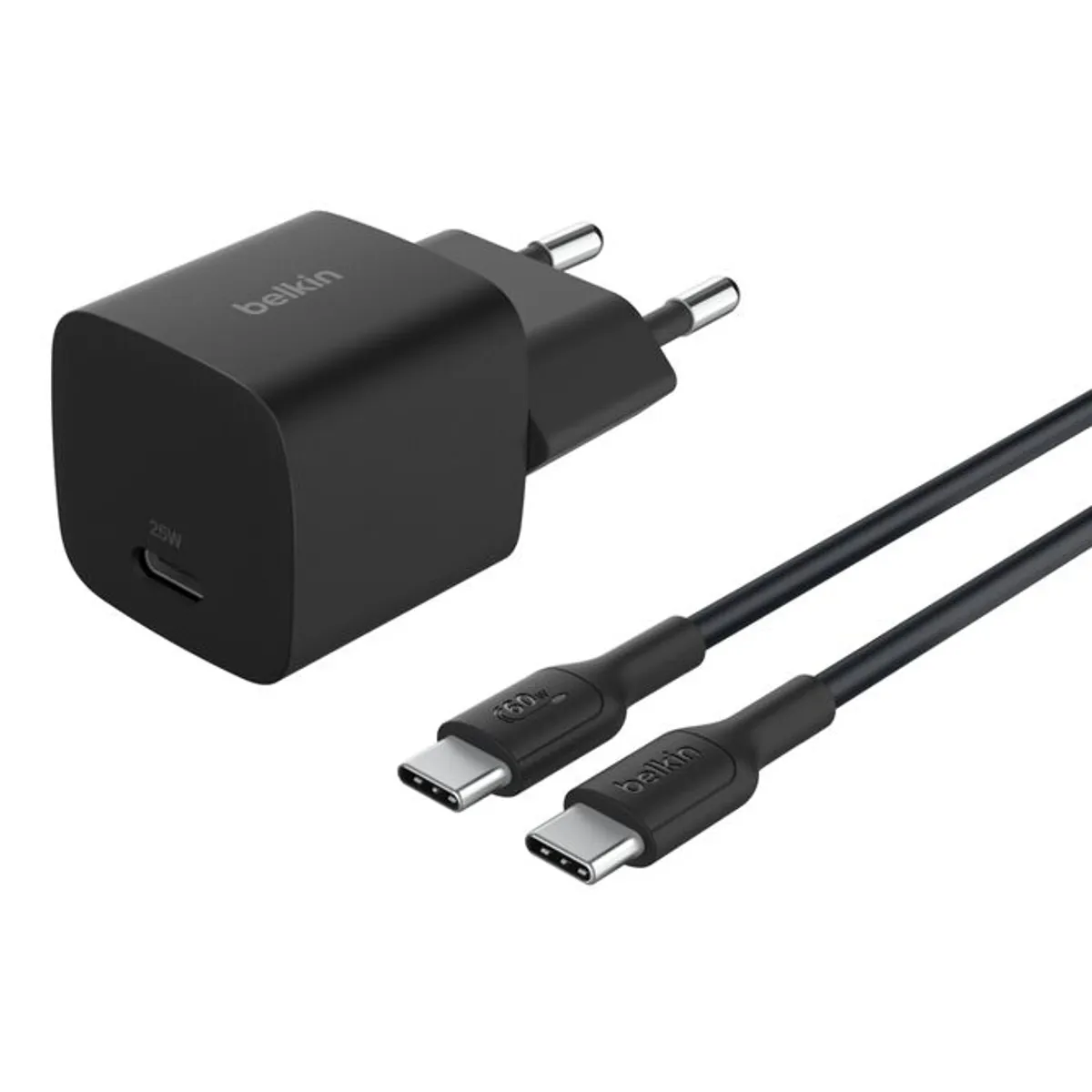 Belkin WCA012KQ1MBK-B6 BoostCharge 25W USB-C töltő 1 m kábel 1 USB-C port gyorstöltés #1