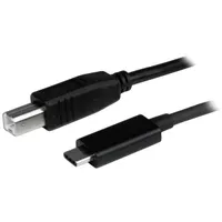 Startech.com USB2CB1M USB-C USB-B kábel 1 m USB 2.0 nikkel érintkezők fekete