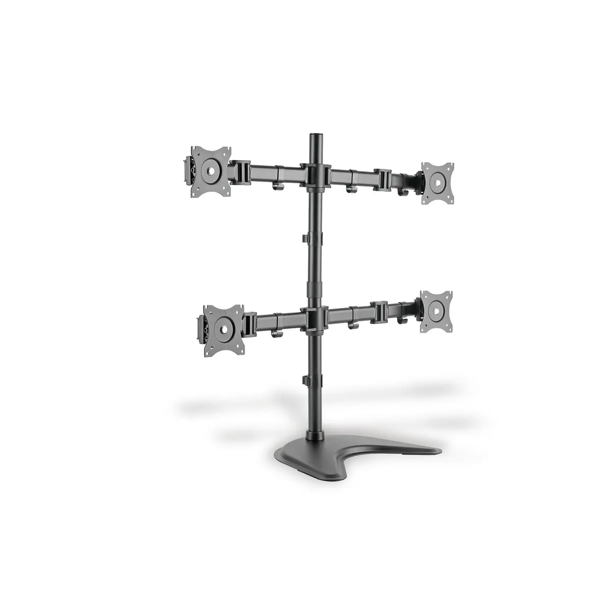 Assmann DA-90364 monitorállvány 15"-27" 75x75-100x100 magasságállítás fekete 8 kg #1