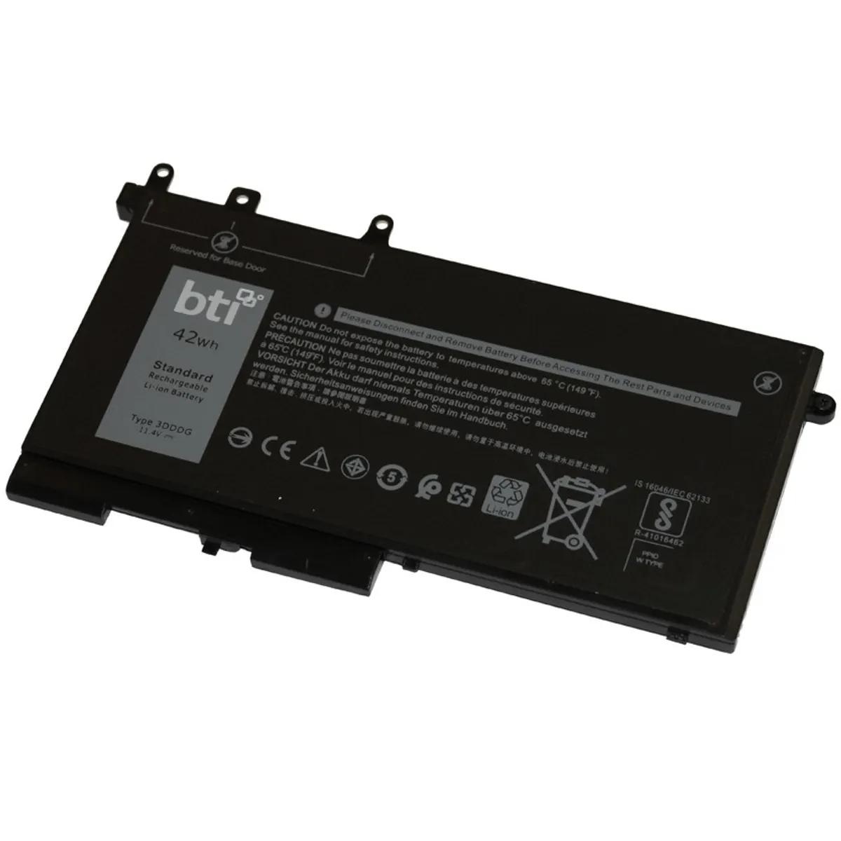 Origin Storage 3DDDG-BTI BTI akkumulátor LiPo 42 Wh 11,4 V Fekete 1 db Latitude 5280 kompatibilis #1