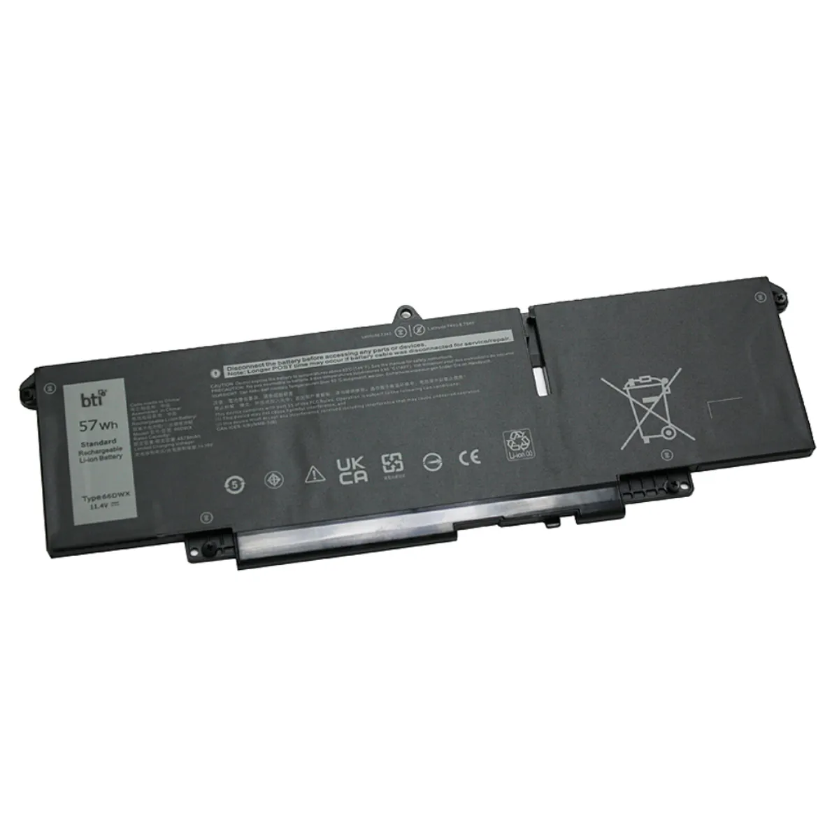 Origin Storage 66DWX-BTI BTI 66DWX 57Wh 11.4V Li-ion fekete 7340 7640 #1
