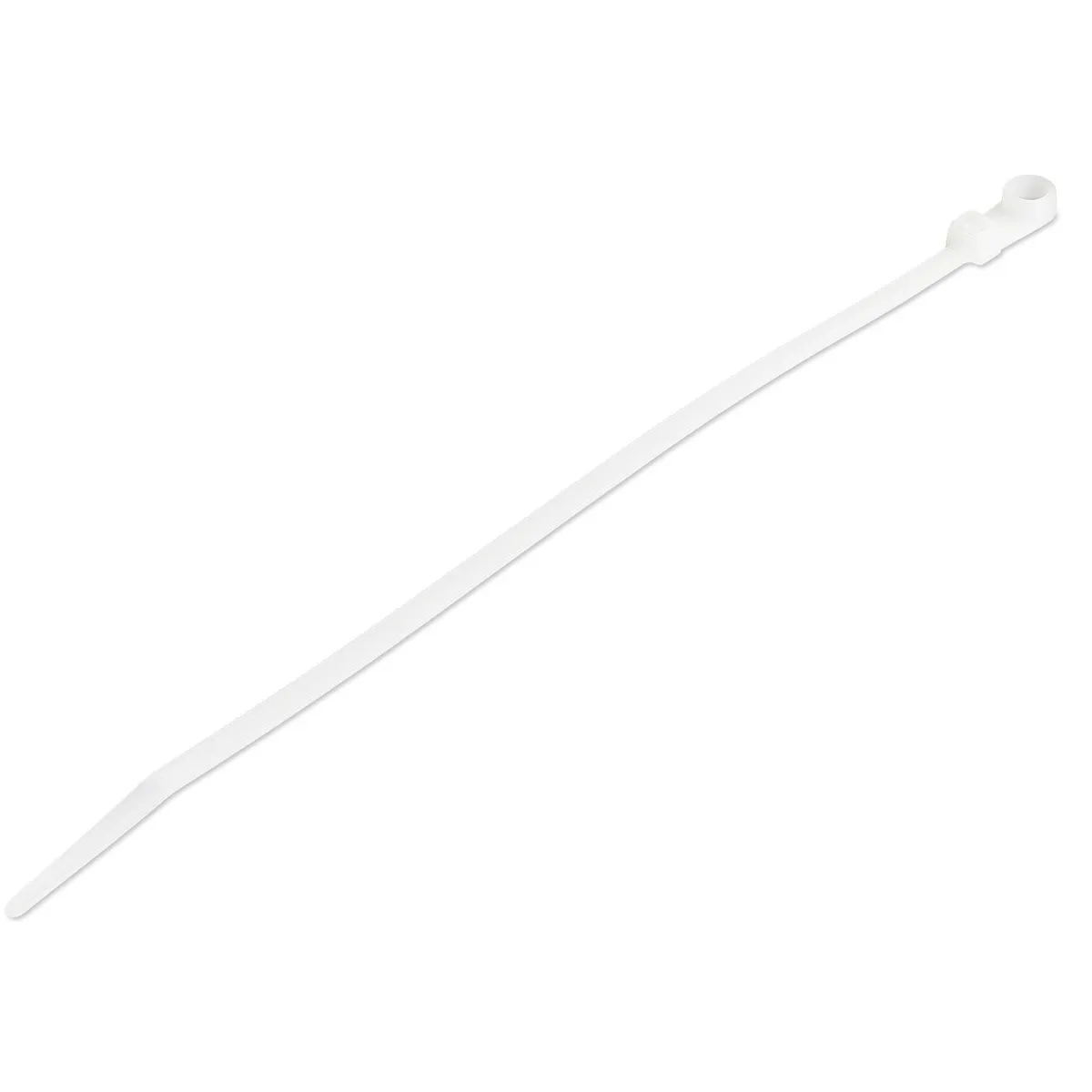 Startech.com CBMZTS10N8 Kioldható kötegelő nylon fehér csavarfuratú 100 db 219 mm x 4 mm #1