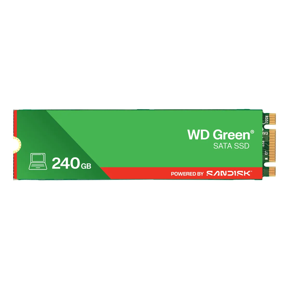 Sandisk WDS240G3G0B-00BJF0 Green 240GB SSD M.2 6 Gbps 545 MBps #1