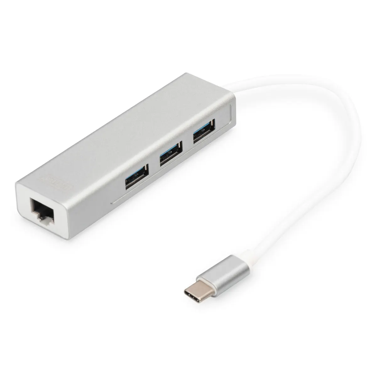 Assmann DA-70255 3-portos USB-C hub USB 3.2 Gen 1 Type-C, USB-A 3.2 Gen 1, gigabit Ethernet RJ45 #1