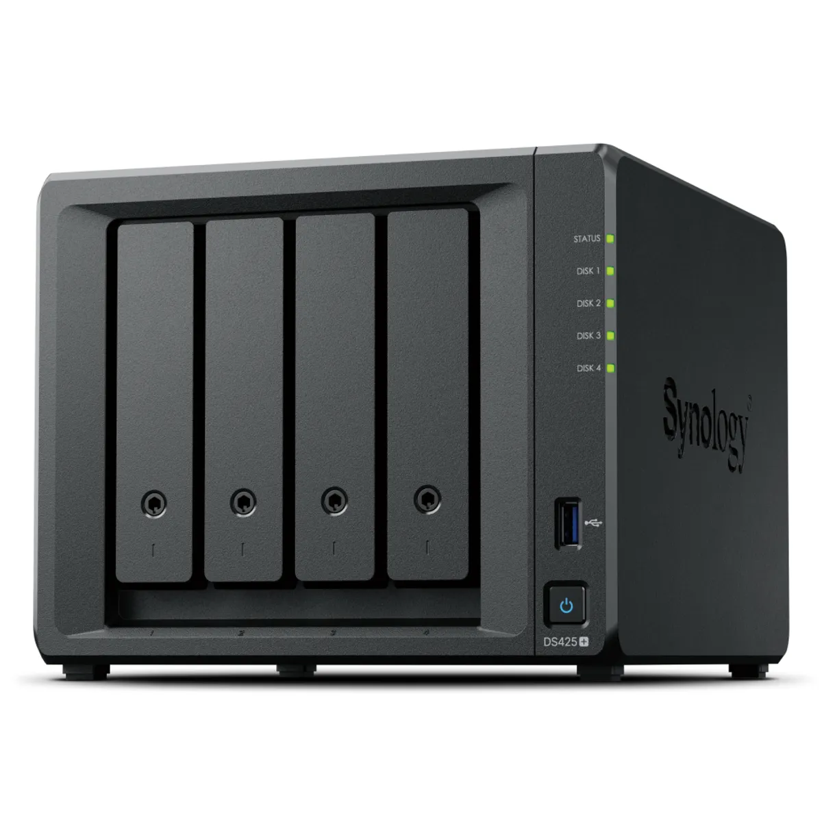 Synology DS425+ DiskStation Intel Celeron J4125 2 GB DDR4 4-lemezes 2x M.2 NVMe 2,5 GbE és 1 GbE #1