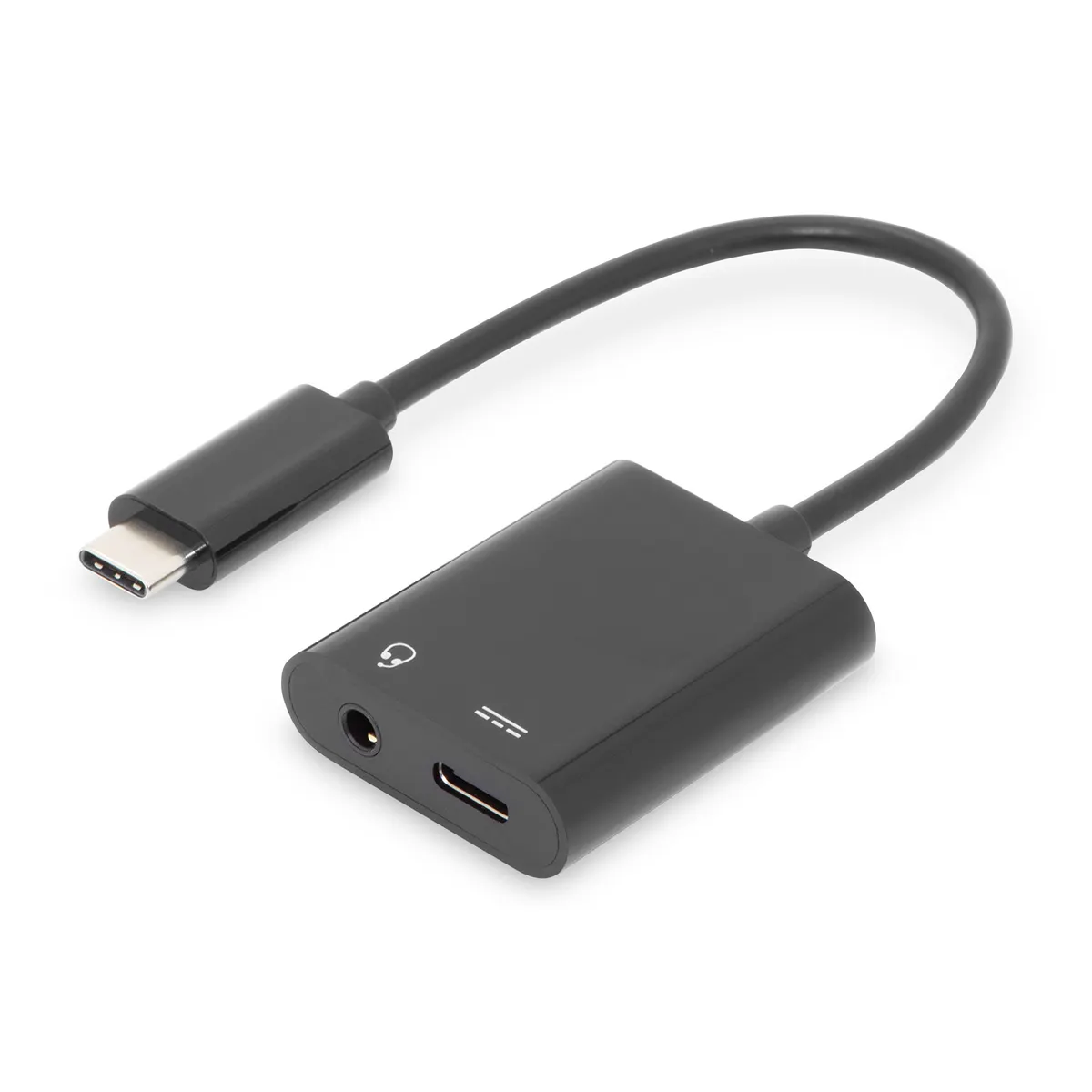 Assmann AK-300400-002-S USB Type-C osztókábel 3,5 mm és USB-C 0,2 m #1