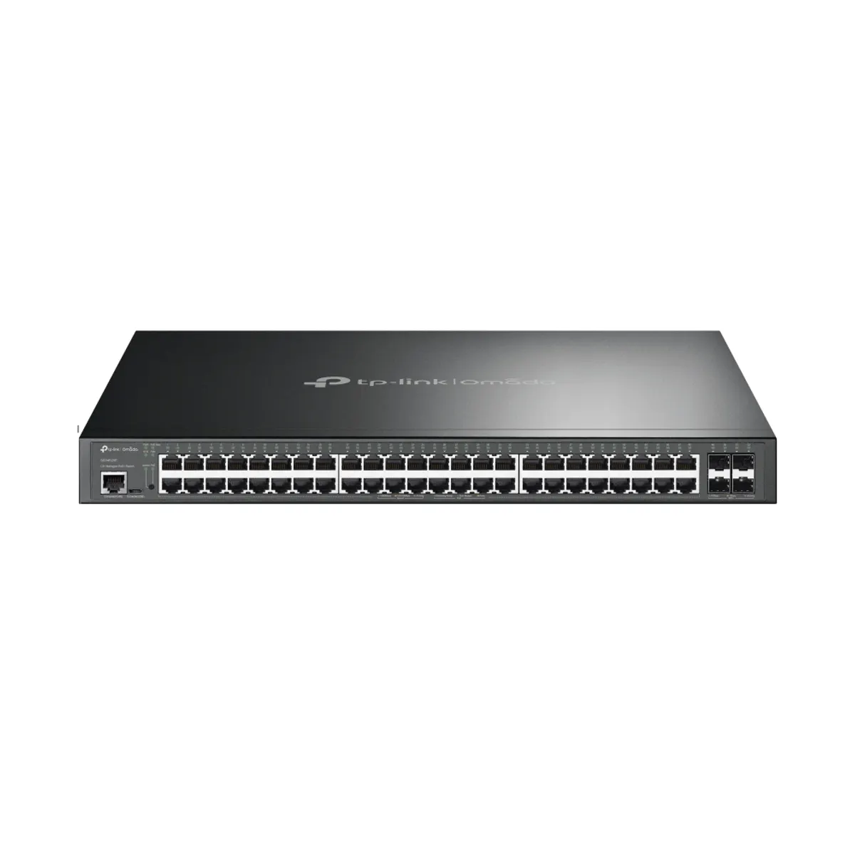 TP-Link SG3452XP Omada 48-portos Gigabit L2 kapcsoló, 4x10G SFP, 1U, 500 W PoE, konzolport RJ-45 és Micro-USB #1