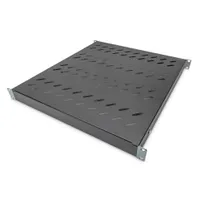 Assmann DN-97647 állítható acél polc fekete 800 mm szélesség 500 mm mélység