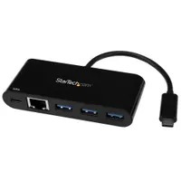 Startech.com US1GC303APD 4-portos USB-C és Ethernet hub USB 3.0 USB-áramellátású