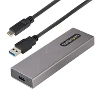 Startech.com M2-USB-C-NVME-SATA M.2 USB-C NVMe-SATA külső ház 1x M.2 10 Gbit USB-C szürke
