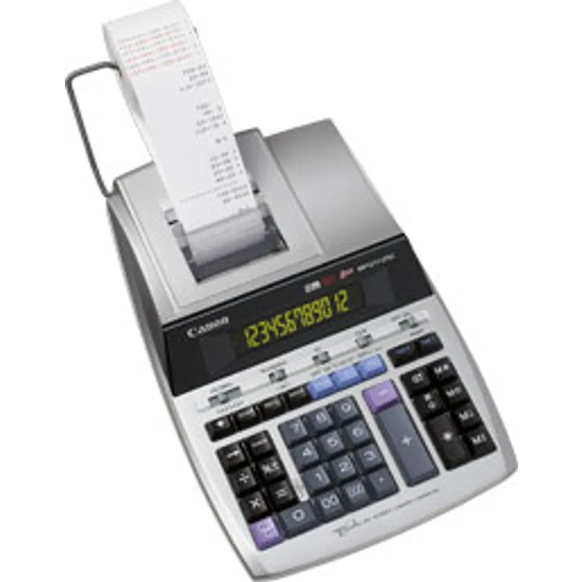 Canon 2496B001 MP1211-LTSC 12 helyiértékes adó-, üzleti és valutaszámítási funkciók, kétszínű tintaszalagos nyomtatás, háttérvilágítású kijelző, ezüstmetál bevonat #1