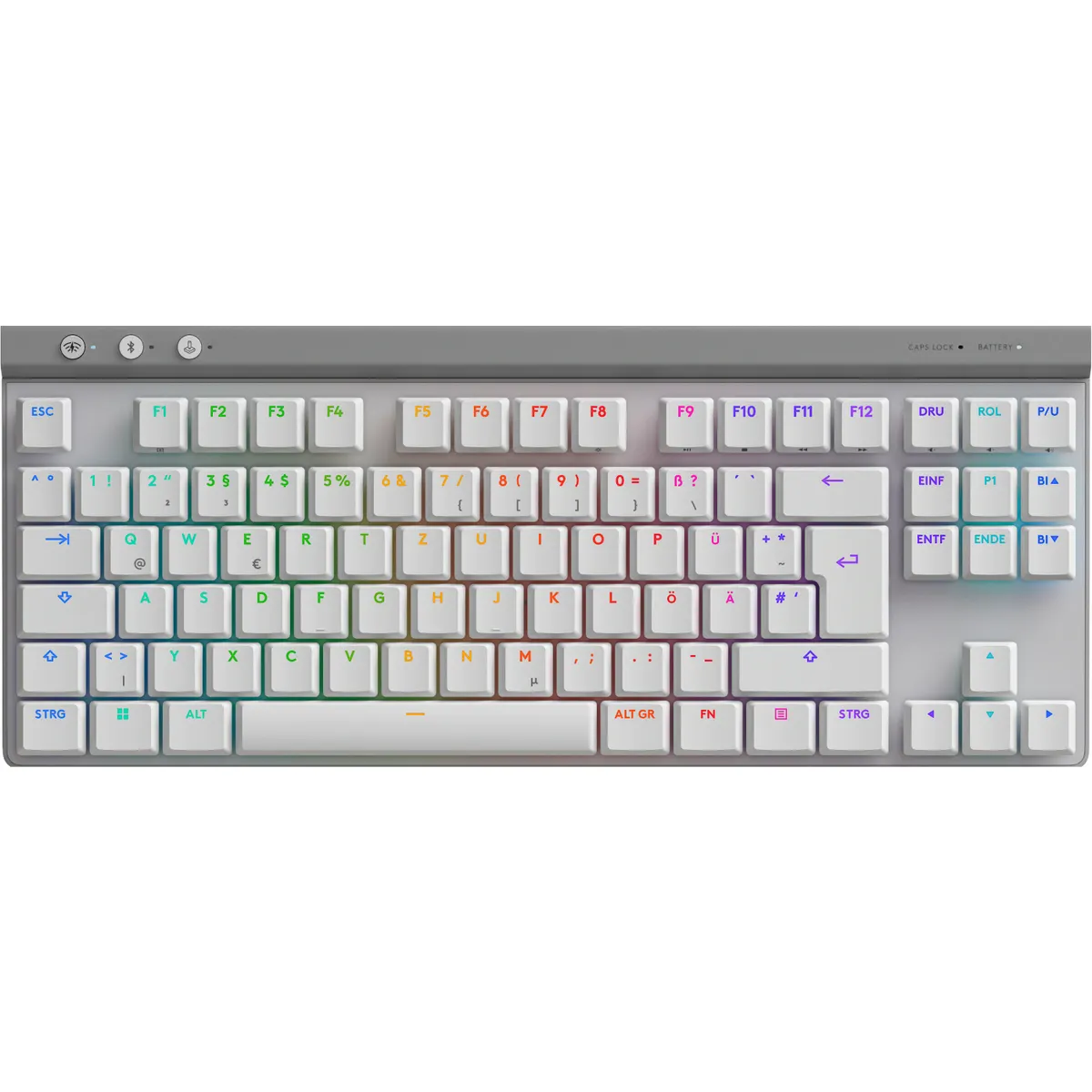 Logitech 920-012543 G515 LIGHTSPEED TKL vezeték nélküli RGB fehér QWERTZ mechanikus 1,8 m #1