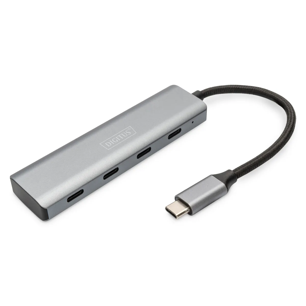 Assmann DA-70246 USB-C 4-port hub 4x USB-C USB 3.2 Gen 1 alumínium szürke #1