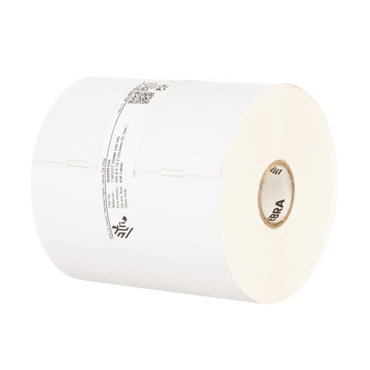 Zebra 800999-009 Z-Select 2000D öntapadós címke 57x35mm fehér tekercs belső átmérő 2.54 cm #1