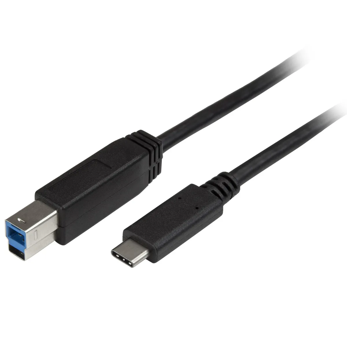 Startech.com USB315CB2M USB-C to USB-B kábel 2 m USB 3.2 Gen 1 dugó-dugó nikkel érintkezők fekete mágneses árnyékolás #1