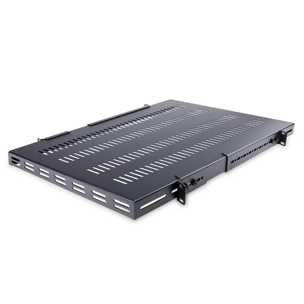 Startech.com ADJSHELFHDV 1U rack polc állítható acél fekete #1