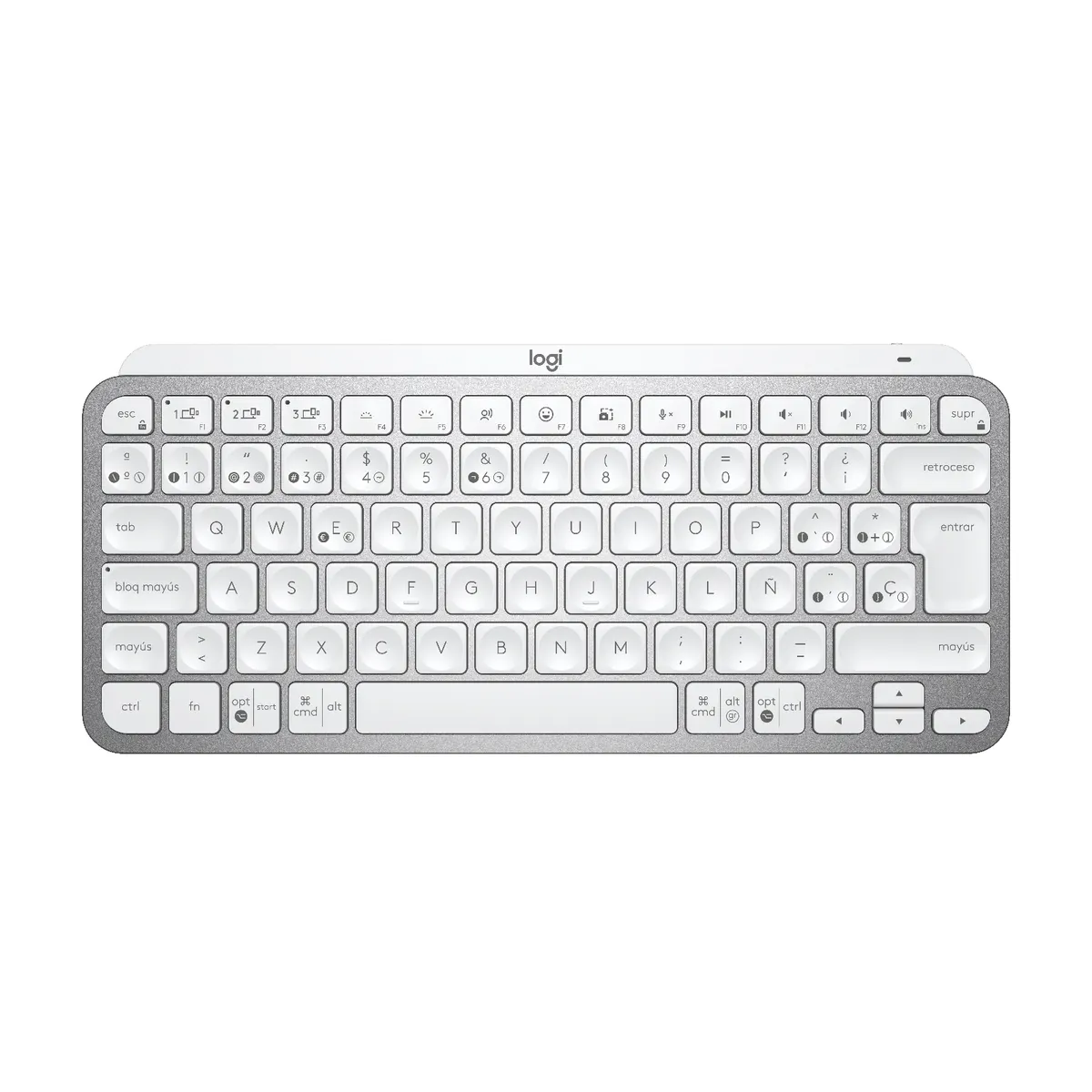 Logitech 920-010491 MX Keys Mini megvilágított vezeték nélküli Bluetooth QWERTY szürke #1